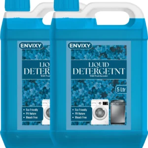ENVIXY Liquid Detergent 10L Blue Lily Laundry Liquid for All Washing Machines Lavender Liquid Detergent